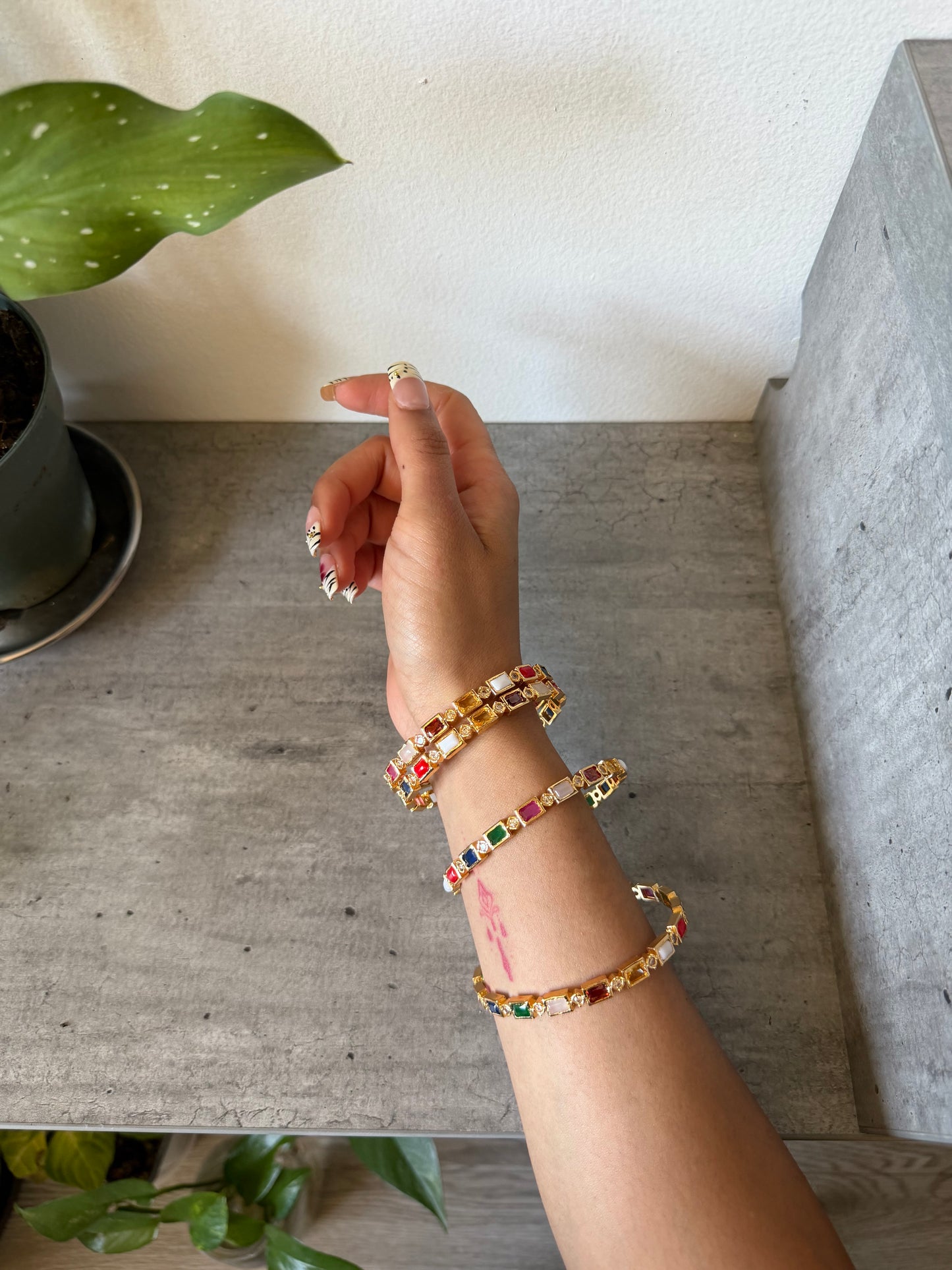 Multi Color Bangles