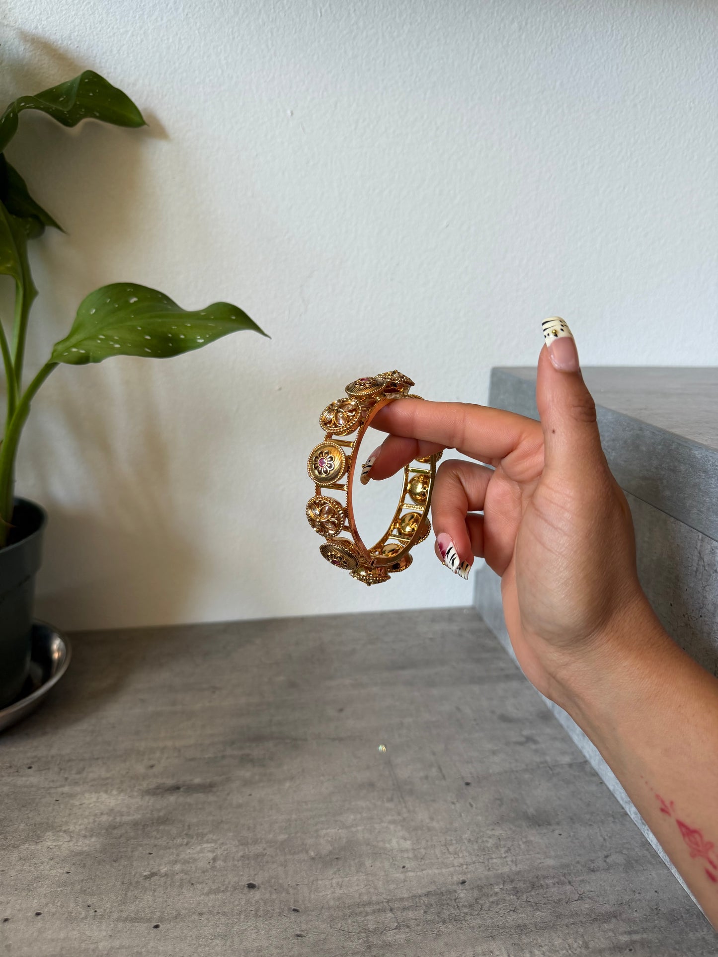 Gold Chunky Bangle