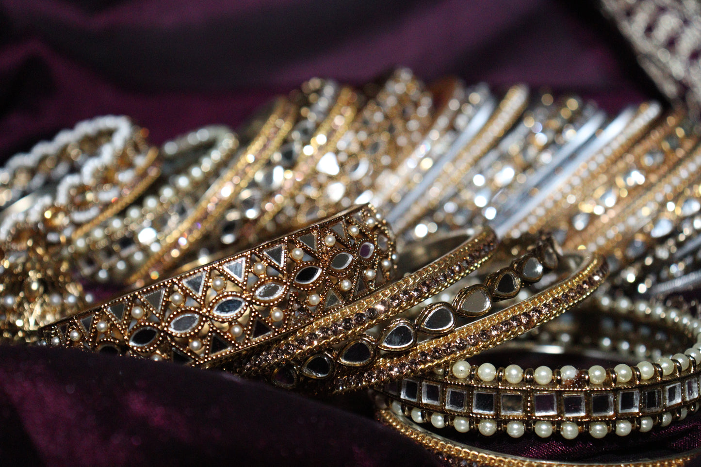 Mirror Drop Bangles