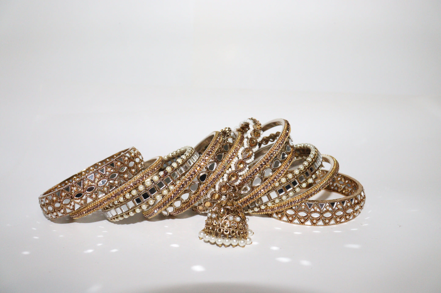 Mirror Drop Bangles